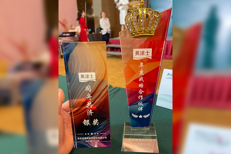 2024年美涂士年度戰(zhàn)略合作伙伴&同舟共濟(jì)銀獎